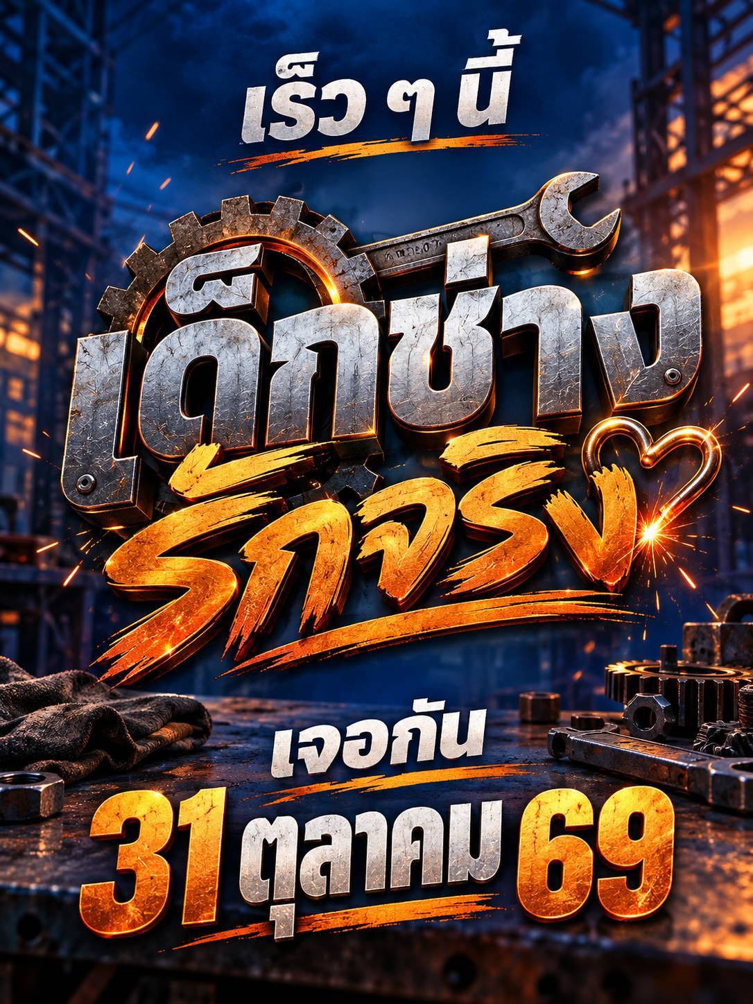 เด็กช่างรักจริง เจอกัน 31 ตุลาคม 69